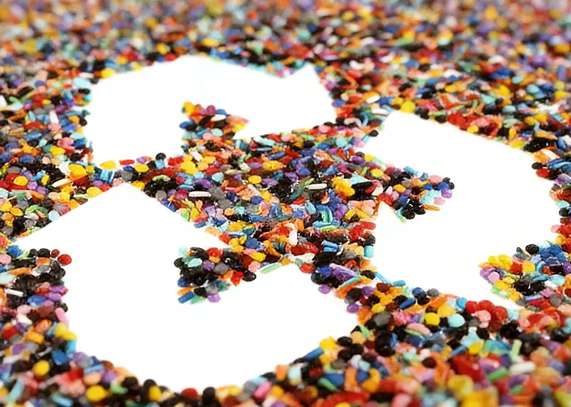 Le pouvoir des particules de matières premières recyclables